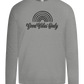 Good Vibes Only Rainbow Design - Premium kids long sleeve t-shirt_ORION GREY_front