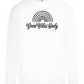 Good Vibes Only Rainbow Design - Premium kids long sleeve t-shirt_WHITE_front