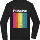 Think Positive Rainbow Design - Comfort Essential Unisex Sweater_BLACK_front