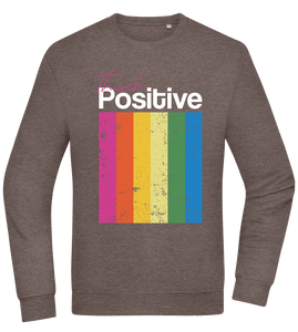 Think Positive Rainbow Design - Comfort Essential Unisex Sweater