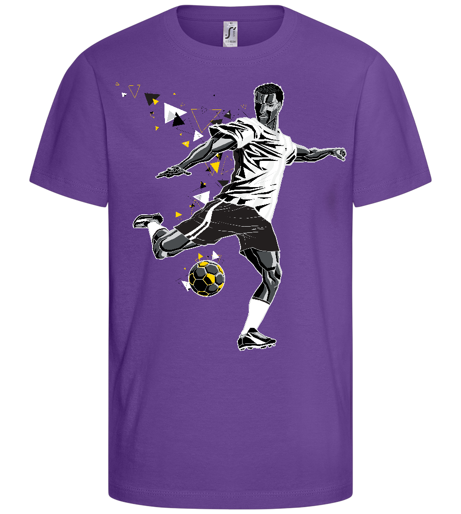 The Perfect Shot Design - Basic kids t-shirt_DARK PURPLE_front