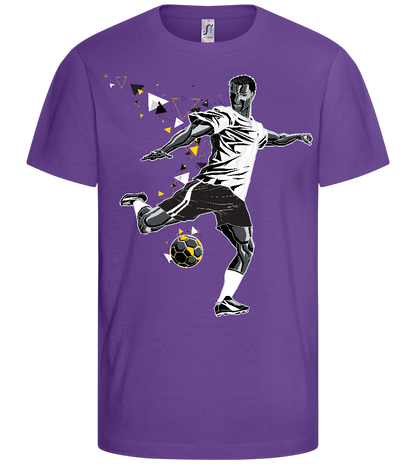 The Perfect Shot Design - Basic kids t-shirt_DARK PURPLE_front