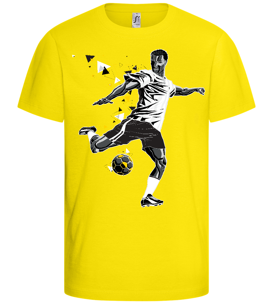 The Perfect Shot Design - Basic kids t-shirt_YELLOW_front