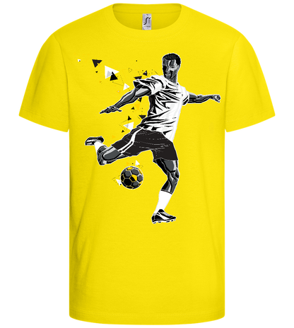 The Perfect Shot Design - Basic kids t-shirt_YELLOW_front