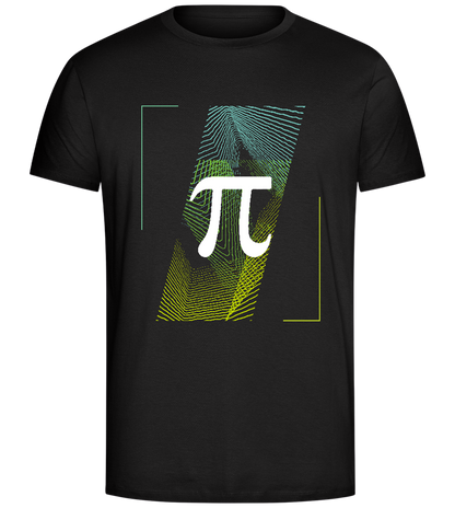 Pi Teacher Sign Design - Comfort Unisex T-Shirt_DEEP BLACK_front