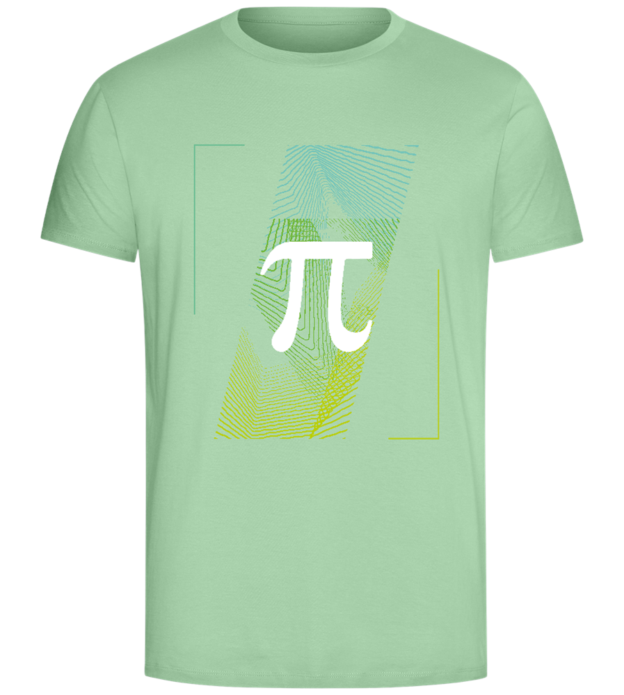 Pi Teacher Sign Design - Comfort Unisex T-Shirt_ICE GREEN_front