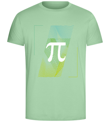 Pi Teacher Sign Design - Comfort Unisex T-Shirt_ICE GREEN_front