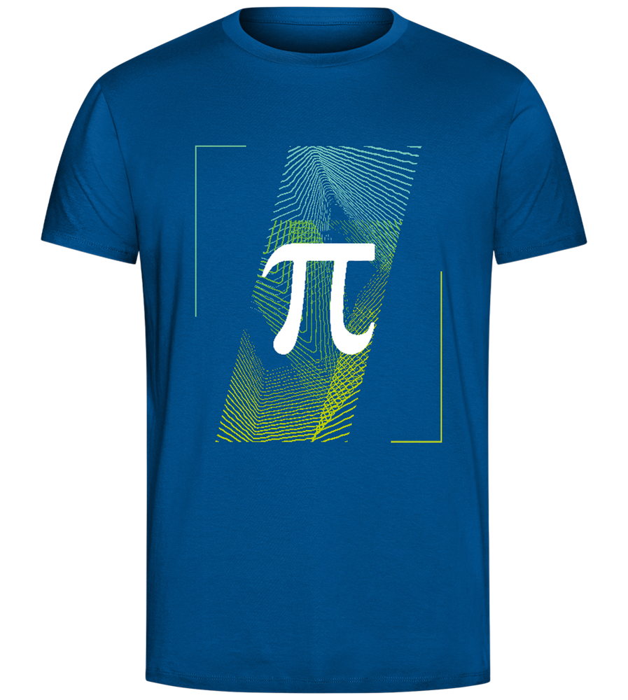 Pi Teacher Sign Design - Comfort Unisex T-Shirt_ROYAL_front