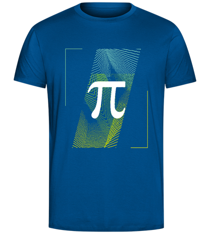 Pi Teacher Sign Design - Comfort Unisex T-Shirt_ROYAL_front