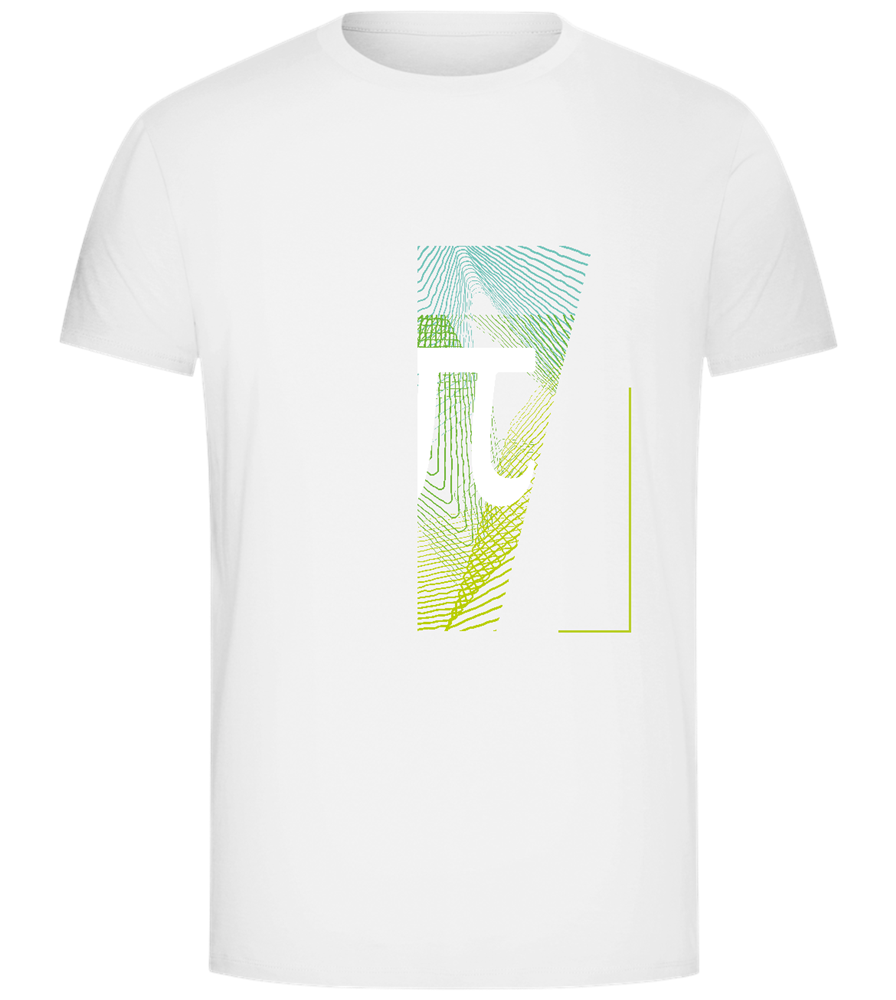 Pi Teacher Sign Design - Comfort Unisex T-Shirt_WHITE_front