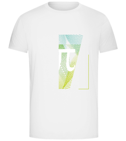 Pi Teacher Sign Design - Comfort Unisex T-Shirt_WHITE_front