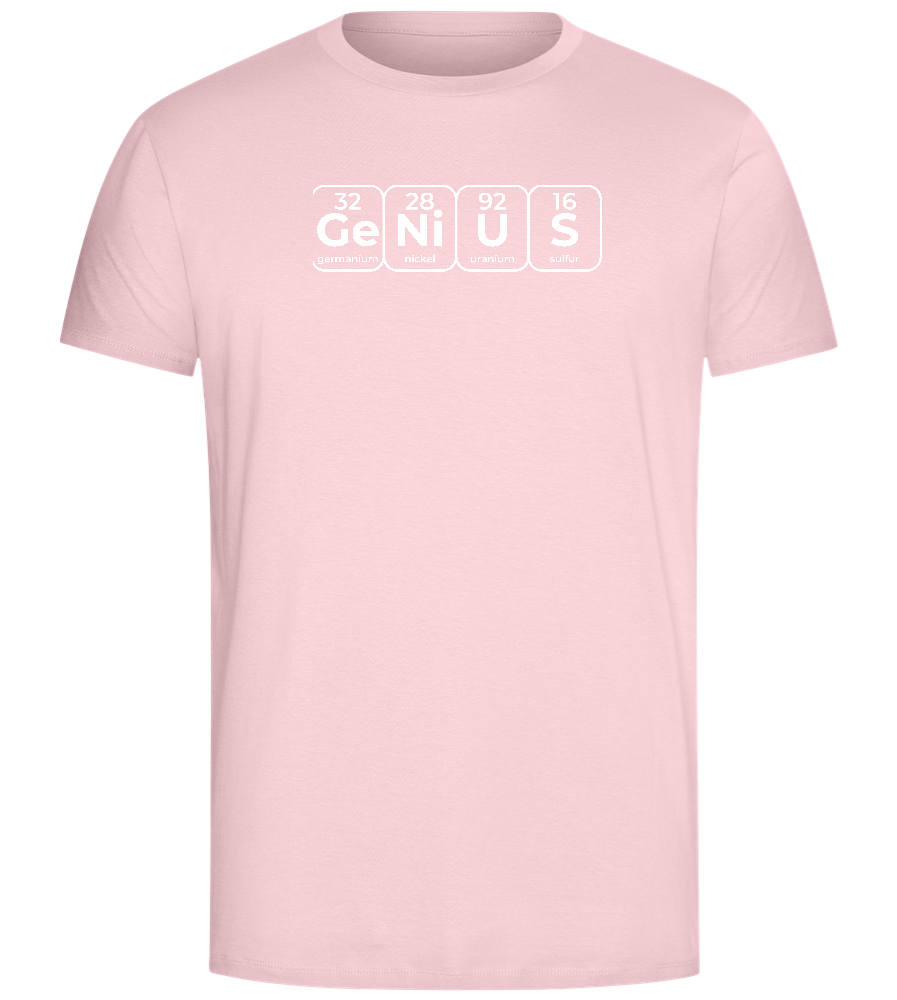 Genius Periodic Table Design - Comfort Unisex T-Shirt_CANDY PINK_front