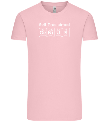 Genius Periodic Table Design - Comfort Unisex T-Shirt_CANDY PINK_front