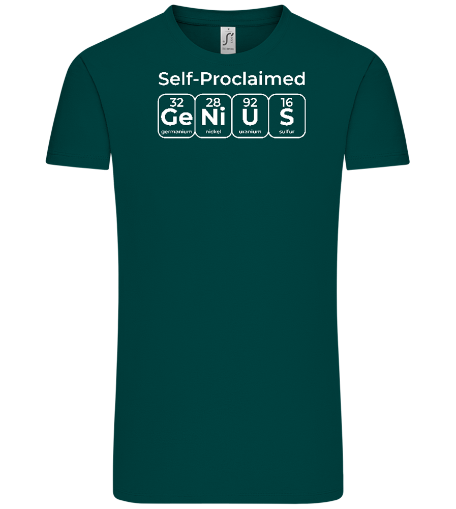 Genius Periodic Table Design - Comfort Unisex T-Shirt_GREEN EMPIRE_front