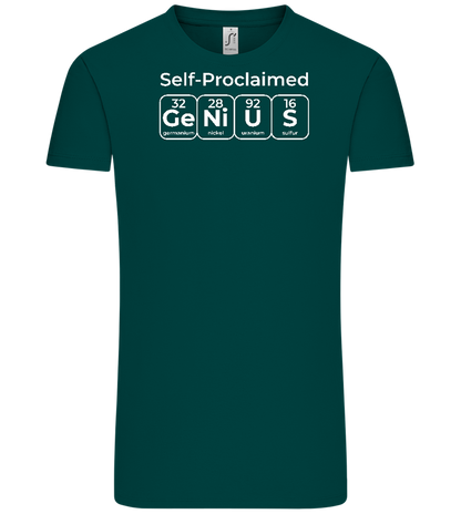 Genius Periodic Table Design - Comfort Unisex T-Shirt_GREEN EMPIRE_front