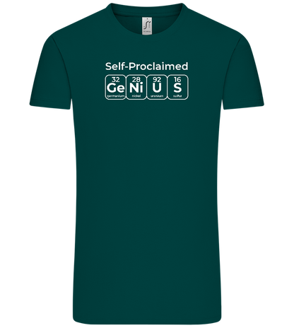 Genius Periodic Table Design - Comfort Unisex T-Shirt_GREEN EMPIRE_front