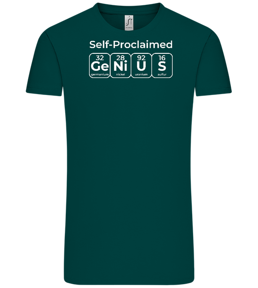 Genius Periodic Table Design - Comfort Unisex T-Shirt_GREEN EMPIRE_front