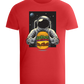 Astroburger Design - Comfort boys fitted t-shirt_RED_front