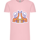 Two Skeleton Beers Design - Comfort Unisex T-Shirt_CANDY PINK_front