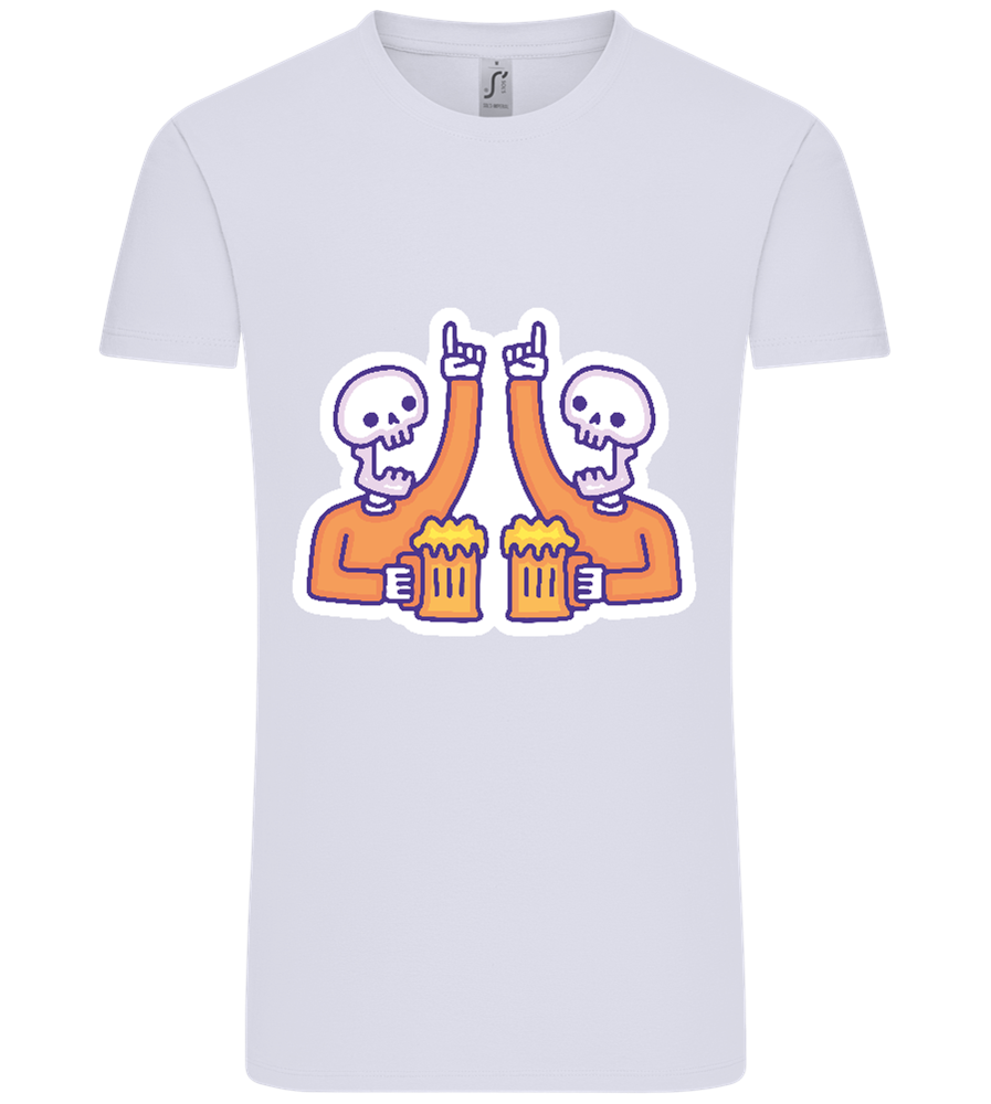 Two Skeleton Beers Design - Comfort Unisex T-Shirt_LILAK_front