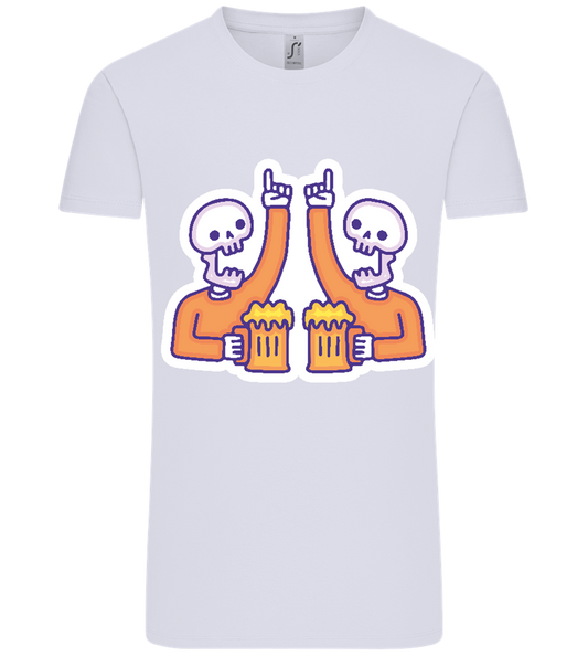 Two Skeleton Beers Design - Comfort Unisex T-Shirt_LILAK_front