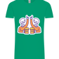 Two Skeleton Beers Design - Comfort Unisex T-Shirt_SPRING GREEN_front