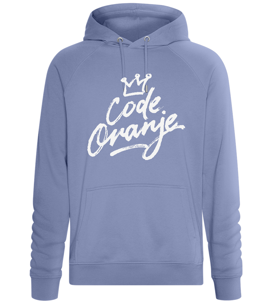 Code Oranje Kroontje Design - Comfort unisex hoodie_BLUE_front