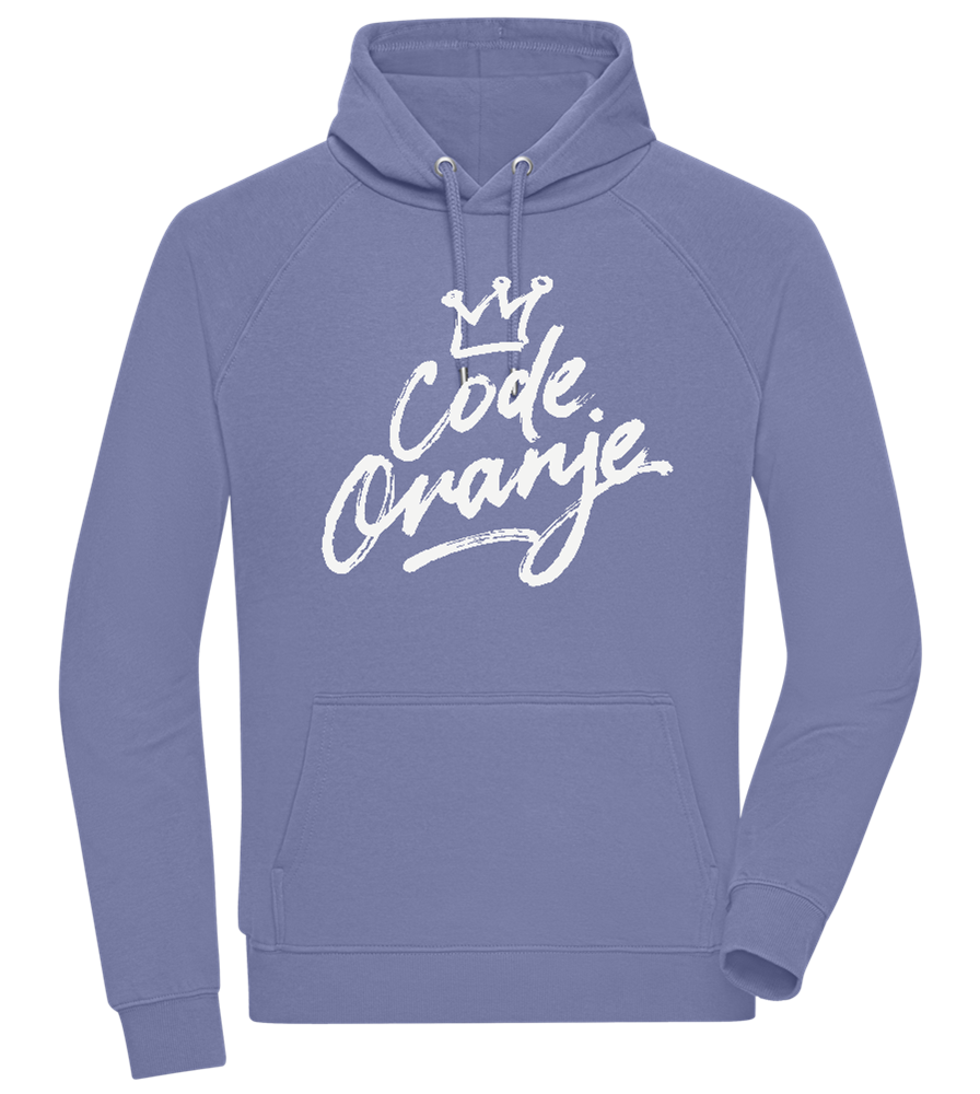 Code Oranje Kroontje Design - Comfort unisex hoodie_BLUE_front