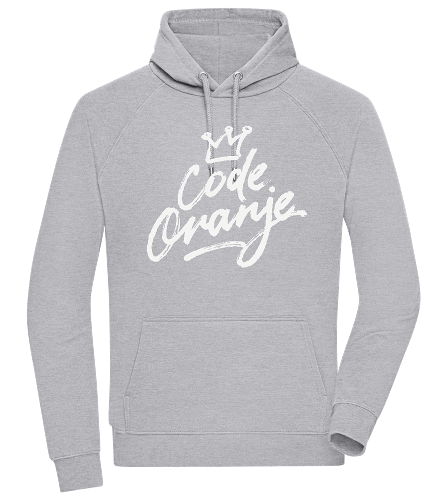 Code Oranje Kroontje Design - Comfort unisex hoodie_ORION GREY II_front