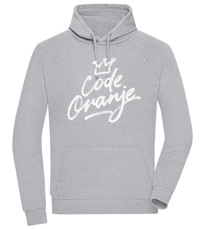 Code Oranje Kroontje Design - Comfort unisex hoodie_ORION GREY II_front