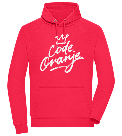 Code Oranje Kroontje Design - Comfort unisex hoodie_RED_front