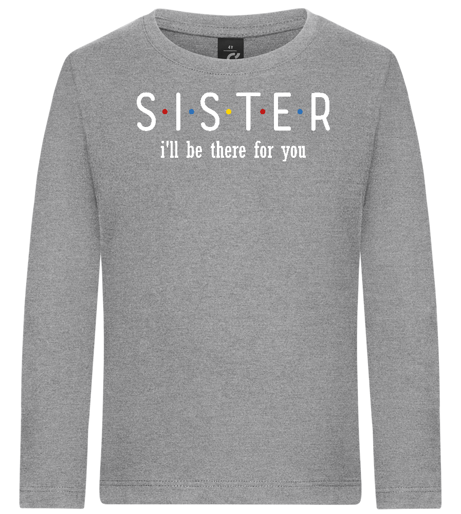 Sister Design - Premium kids long sleeve t-shirt_ORION GREY_front