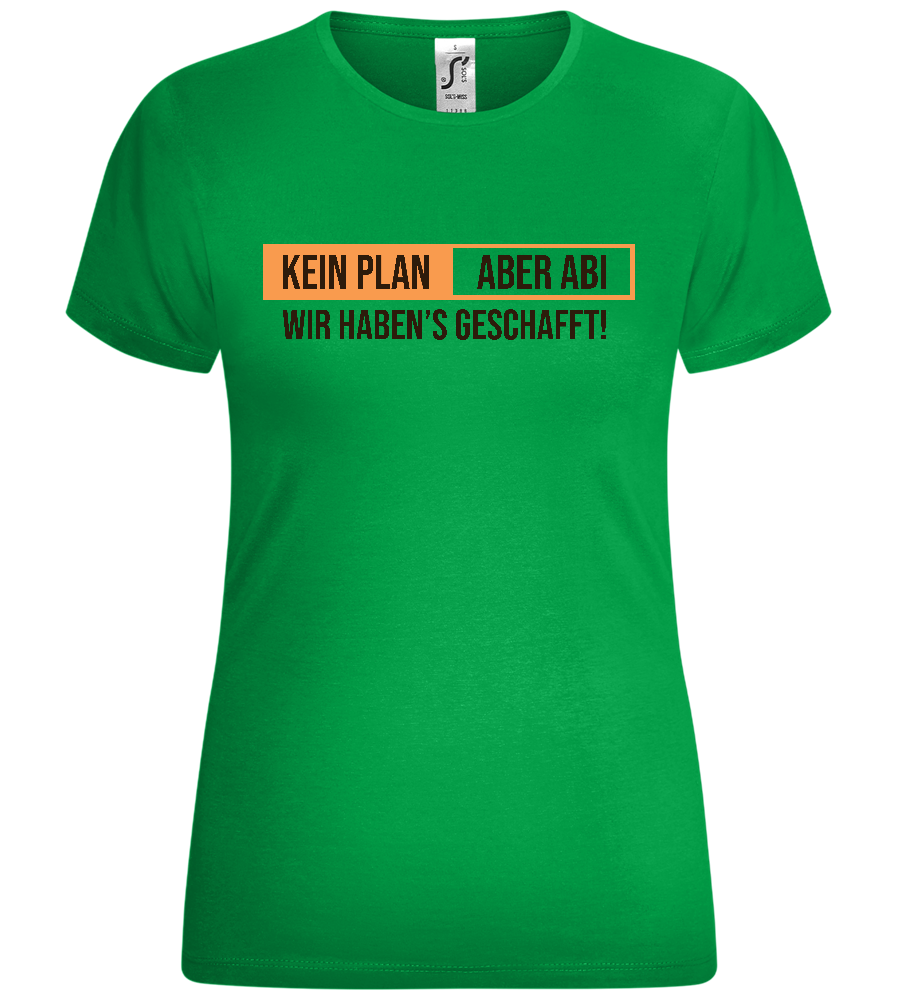 Wir Haben's Geschafft Design - Comfort women's t-shirt_MEADOW GREEN_front