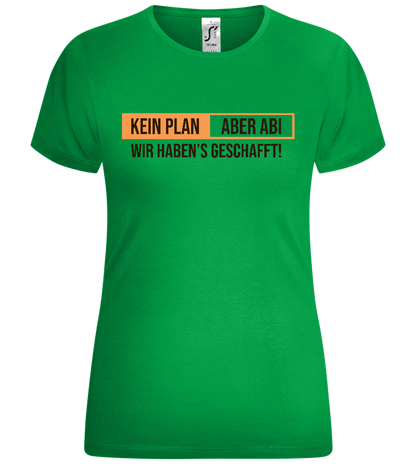 Wir Haben's Geschafft Design - Comfort women's t-shirt_MEADOW GREEN_front