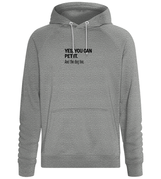 You Can Pet It Design - Comfort unisex hoodie_ORION GREY II_front