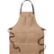 Waxed Canvas Chef Apron_TAUPE_front