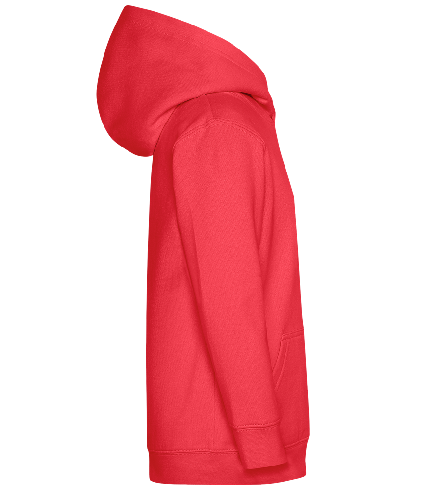 Freekick Specialist Design - Comfort Kids Hoodie_BRIGHT RED_right