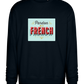 Pardon My French Design - Comfort Essential Unisex Sweater_BLACK_front