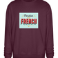 Pardon My French Design - Comfort Essential Unisex Sweater_BORDEAUX_front