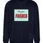 Pardon My French Design - Comfort Essential Unisex Sweater_FRENCH NAVY_front