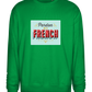 Pardon My French Design - Comfort Essential Unisex Sweater_MEADOW GREEN_front