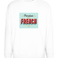 Pardon My French Design - Comfort Essential Unisex Sweater_WHITE_front