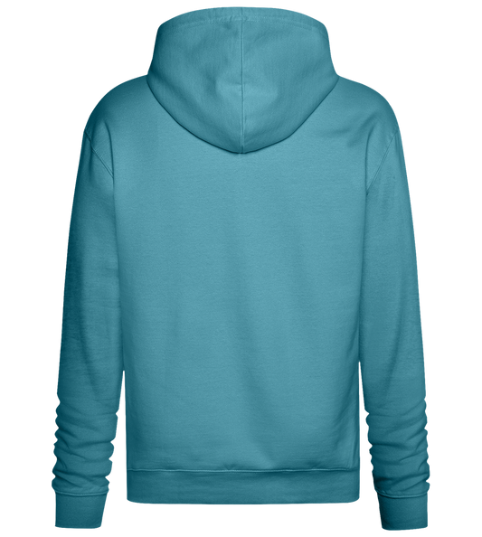 What The Buck Design - Premium Essential Unisex Hoodie_POOL BLUE_back