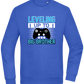 Leveling Up To Big Brother Design - Comfort Essential Unisex Sweater_ROYAL_front