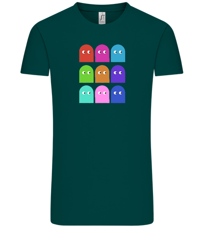 Classic Ghosts Design - Comfort Unisex T-Shirt_GREEN EMPIRE_front