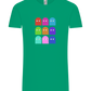 Classic Ghosts Design - Comfort Unisex T-Shirt_SPRING GREEN_front