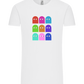 Classic Ghosts Design - Comfort Unisex T-Shirt_WHITE_front