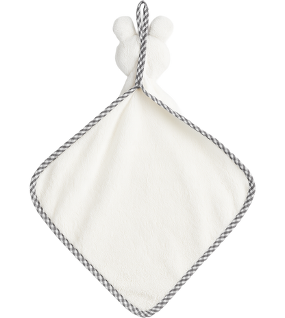 Plush Bunny Design Baby Towel_WHITE_back