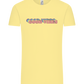 Good Vibes Rainbow Design - Comfort Unisex T-Shirt_AMARELO CLARO_front