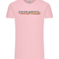 Good Vibes Rainbow Design - Comfort Unisex T-Shirt_CANDY PINK_front